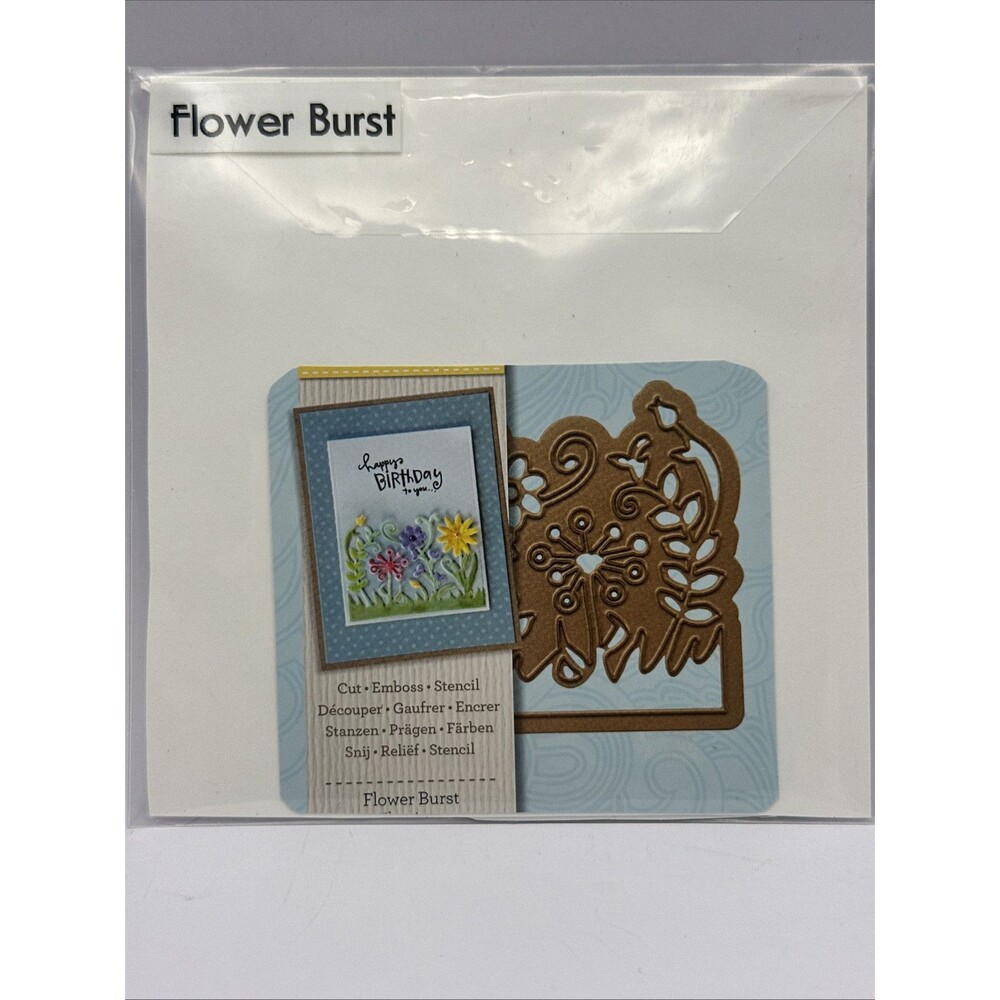 Spellbinders Die flower burst D Lites S2-007